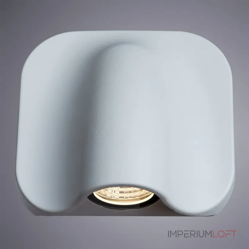 Бра Arte Lamp Lupus A8503AL-1WH Цвет арматуры белый Цвет плафонов белый от ImperiumLoft