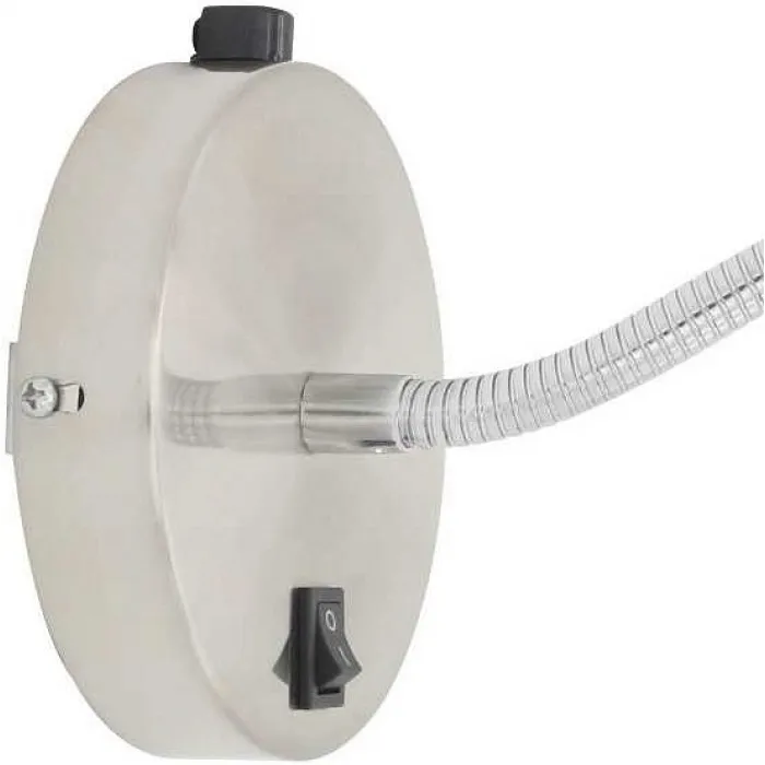 Бра Arte Lamp Dorm A1408AP-1SS Цвет арматуры серебро Цвет плафонов серебро от ImperiumLoft