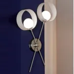 Бра Lussole Pallottola LSN-0401-02 Цвет арматуры никель от ImperiumLoft