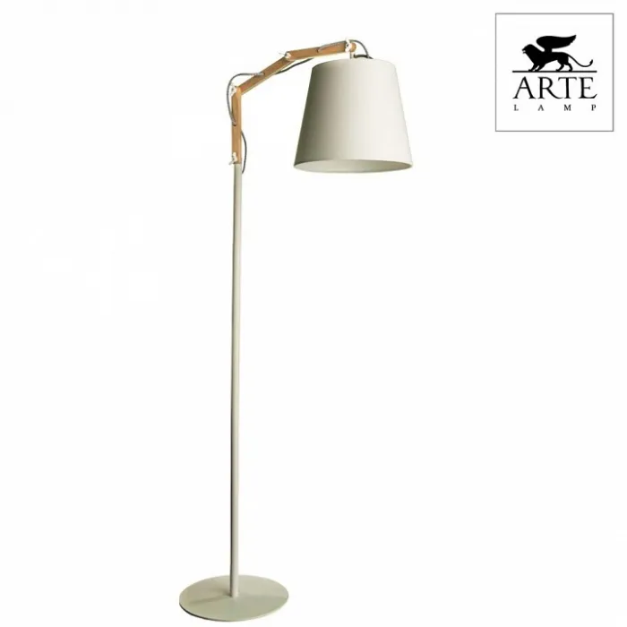 Торшер Arte Lamp Pinocchio A5700PN-1WH Цвет арматуры белый Цвет плафонов белый от ImperiumLoft