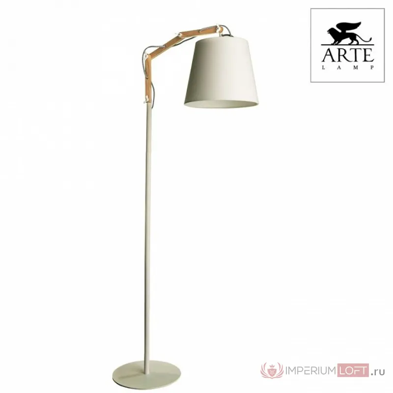 Торшер Arte Lamp Pinocchio A5700PN-1WH Цвет арматуры белый Цвет плафонов белый от ImperiumLoft