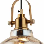 Подвесной светильник Stilfort Bell 2117/05/01P Цвет плафонов кремовый Цвет арматуры латунь