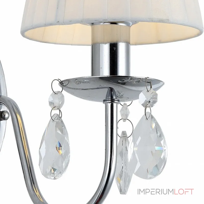 Бра Arte Lamp 9123 A9123AP-1CC Цвет арматуры хром Цвет плафонов белый