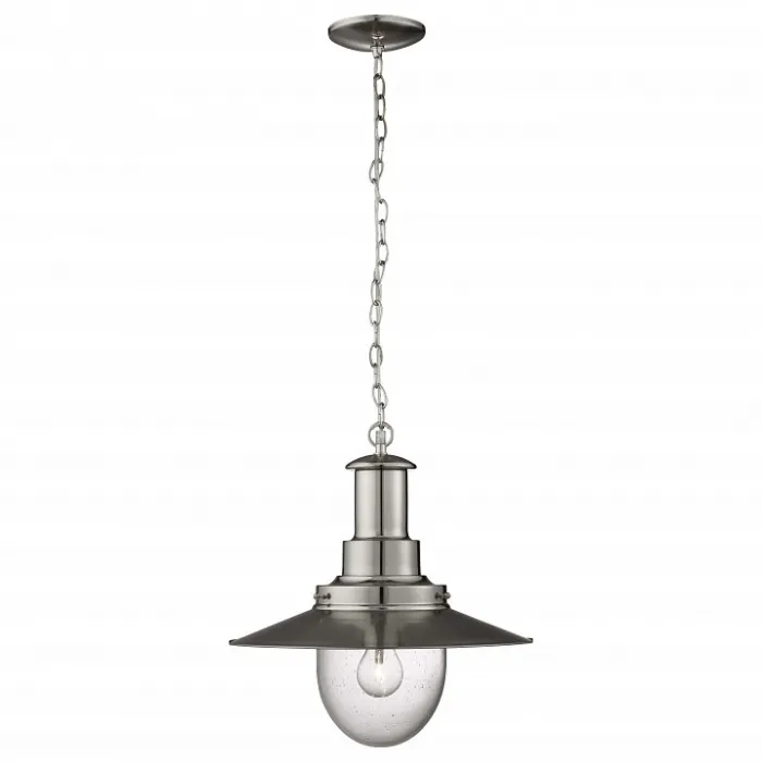 Подвесной светильник Arte Lamp Fisherman A5540SP-1SS Цвет арматуры серебро Цвет плафонов прозрачный от ImperiumLoft
