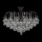 Подвесная люстра MW-Light Жемчуг 9 232016608 Цвет арматуры никель Цвет плафонов прозрачный от ImperiumLoft