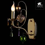 Бра Arte Lamp Ricchezza A2011AP-1GO Цвет арматуры золото Цвет плафонов разноцветный