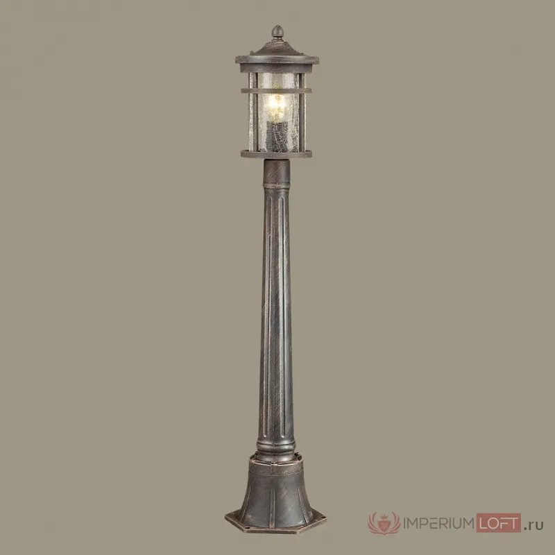 Наземный низкий светильник Odeon Light Virta 4044/1F Цвет арматуры черный Цвет плафонов черный от ImperiumLoft