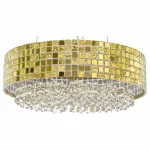 Подвесной светильник Lightstar Bezazz 743162 Цвет арматуры золото Цвет плафонов золото от ImperiumLoft