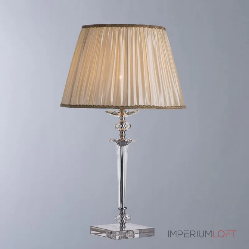 Настольная лампа декоративная Divinare Albedo 8821/02 TL-1 Цвет арматуры хром Цвет плафонов кремовый