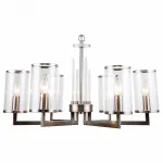 Подвесная люстра Stilfort Vase 1046/11/06P Цвет плафонов серый Цвет арматуры черный