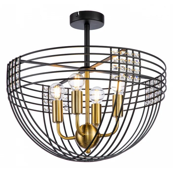 Светильник на штанге Indigo Fresco 10001/4C Black от ImperiumLoft