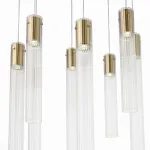 Подвесная люстра ST-Luce Terni SL1229.303.08 Цвет арматуры желтый Цвет плафонов неокрашенный от ImperiumLoft
