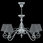 Подвесная люстра Lamp4You Classic 18 E3-05-G-LMP-O-22 Цвет арматуры серый Цвет плафонов черный от ImperiumLoft