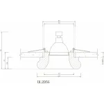 Встраиваемый светильник Donolux DL205 DL205G