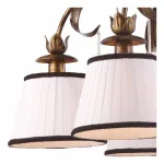 Люстра на штанге Arte Lamp Borgia A8100PL-6GA Цвет арматуры золото Цвет плафонов белый от ImperiumLoft