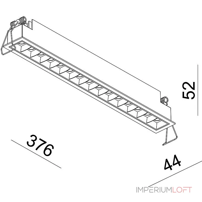 Встраиваемый светильник Deko-Light Ceti 565252 Цвет арматуры белый Цвет плафонов черный
