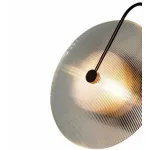 08438-2,19 Бра Мелисса черный/дымчатый d25 h30 Led 6W (4000K) от ImperiumLoft