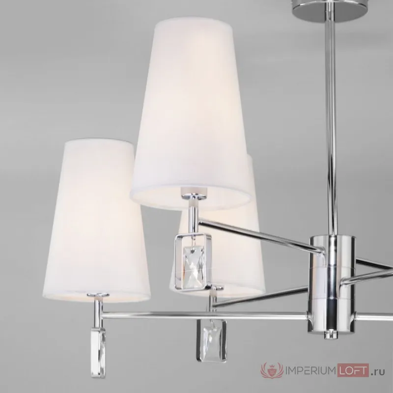 Люстра на штанге Eurosvet Milazzo 60137/6 хром от ImperiumLoft