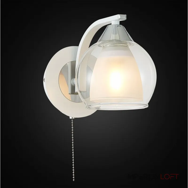 Бра Citilux Кристи CL152310 Белый , плафон Белый