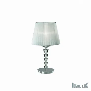 Настольная лампа декоративная Ideal Lux Pegaso PEGASO TL1 BIG BIANCO Цвет арматуры хром