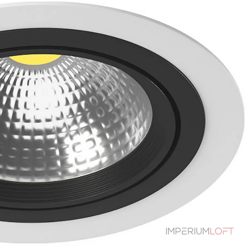 Встраиваемый светильник Lightstar Intero 111 i936070707 Цвет арматуры черно-белый от ImperiumLoft