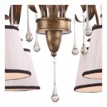 Люстра на штанге Arte Lamp Borgia A8100PL-6GA Цвет арматуры золото Цвет плафонов белый от ImperiumLoft