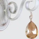 Бра Rivoli Rosalba A1 WG Б0038466 Цвет арматуры белый Цвет плафонов золото