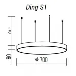 Подвесной светильник TopDecor Ding Ding S1 10