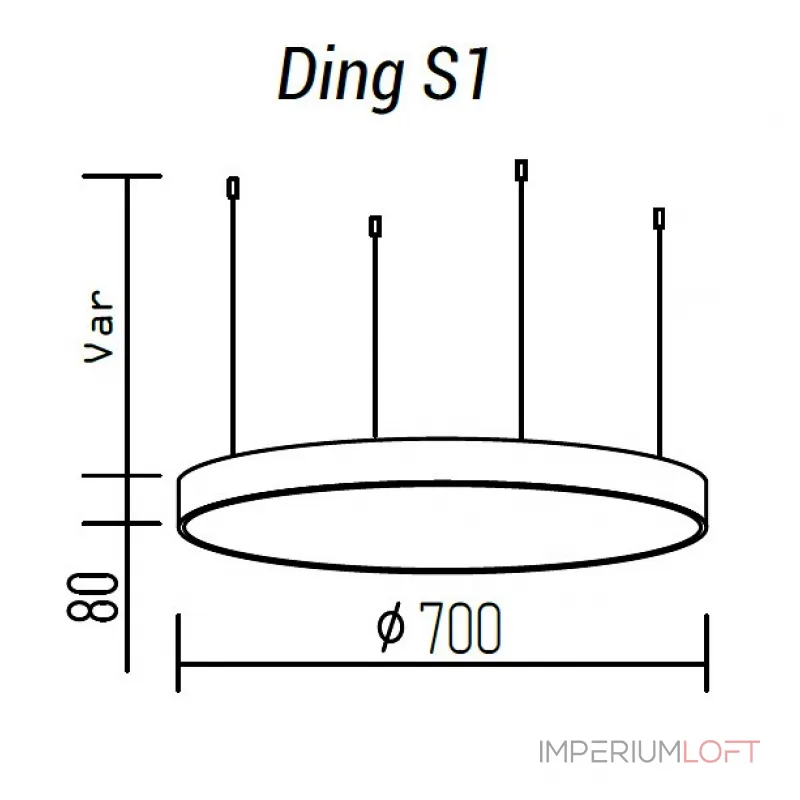 Подвесной светильник TopDecor Ding Ding S1 10 Подвесной светильник TopDecor Ding Ding S1 10