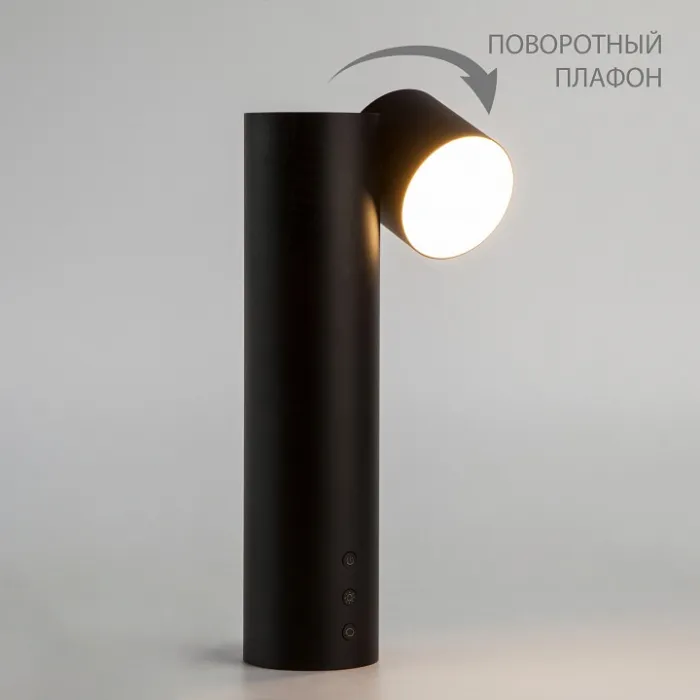 Настольная лампа декоративная Eurosvet Premier 80425/1 черный Цвет арматуры черный Цвет плафонов черный от ImperiumLoft