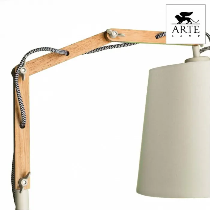 Торшер Arte Lamp Pinocchio A5700PN-1WH Цвет арматуры белый Цвет плафонов белый от ImperiumLoft