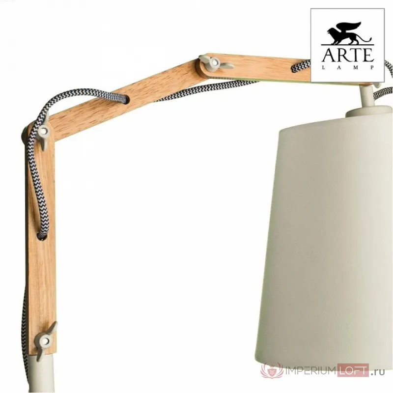 Торшер Arte Lamp Pinocchio A5700PN-1WH Цвет арматуры белый Цвет плафонов белый от ImperiumLoft