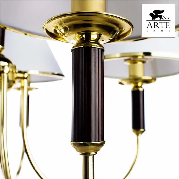Подвесная люстра Arte Lamp Catrin A3545LM-5GO Цвет арматуры золото Цвет плафонов золото от ImperiumLoft