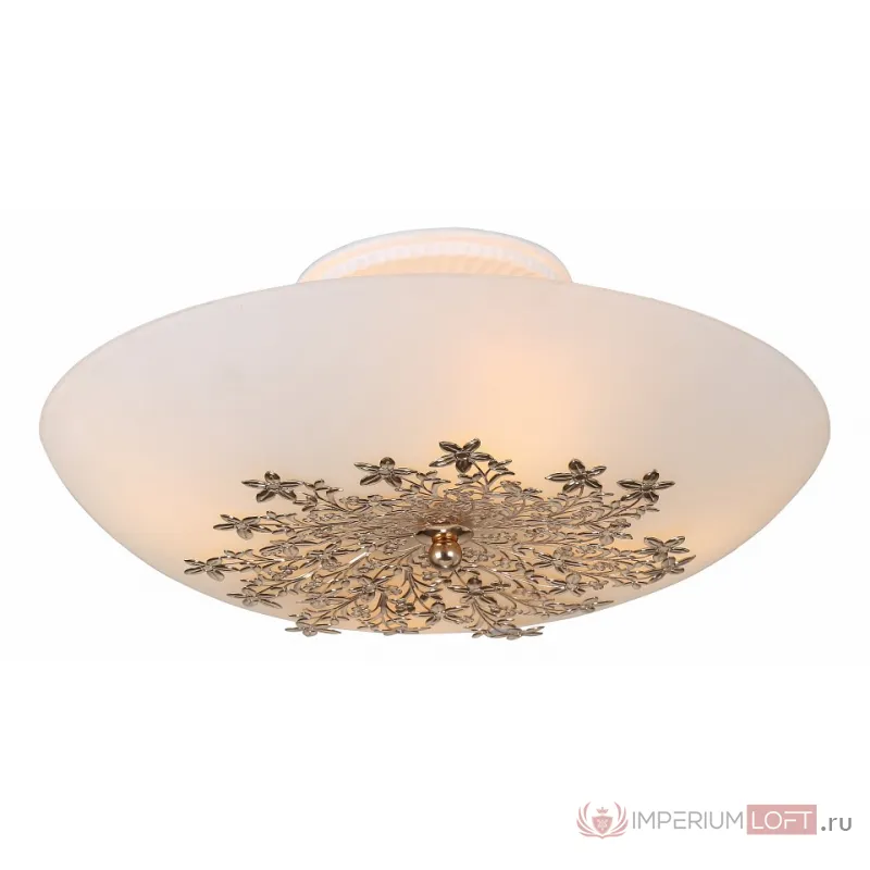 Накладной светильник Arte Lamp Provence A4548PL-4GO Цвет арматуры золото Цвет плафонов белый от ImperiumLoft