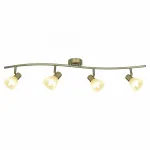 Спот Arte Lamp Parry A5062PL-4AB Цвет арматуры бронза Цвет плафонов белый