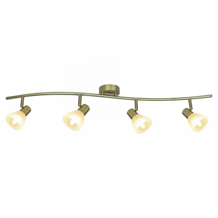 Спот Arte Lamp Parry A5062PL-4AB Цвет арматуры бронза Цвет плафонов белый от ImperiumLoft