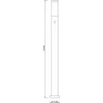 Наземный высокий светильник Deko-Light Nova II 730032 Цвет арматуры серебро Цвет плафонов белый от ImperiumLoft
