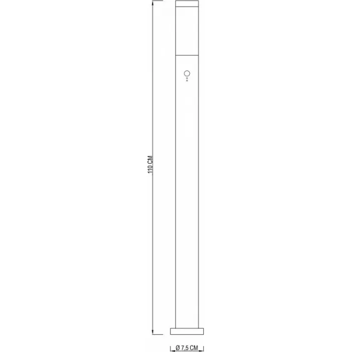 Наземный высокий светильник Deko-Light Nova II 730032 Цвет арматуры серебро Цвет плафонов белый от ImperiumLoft