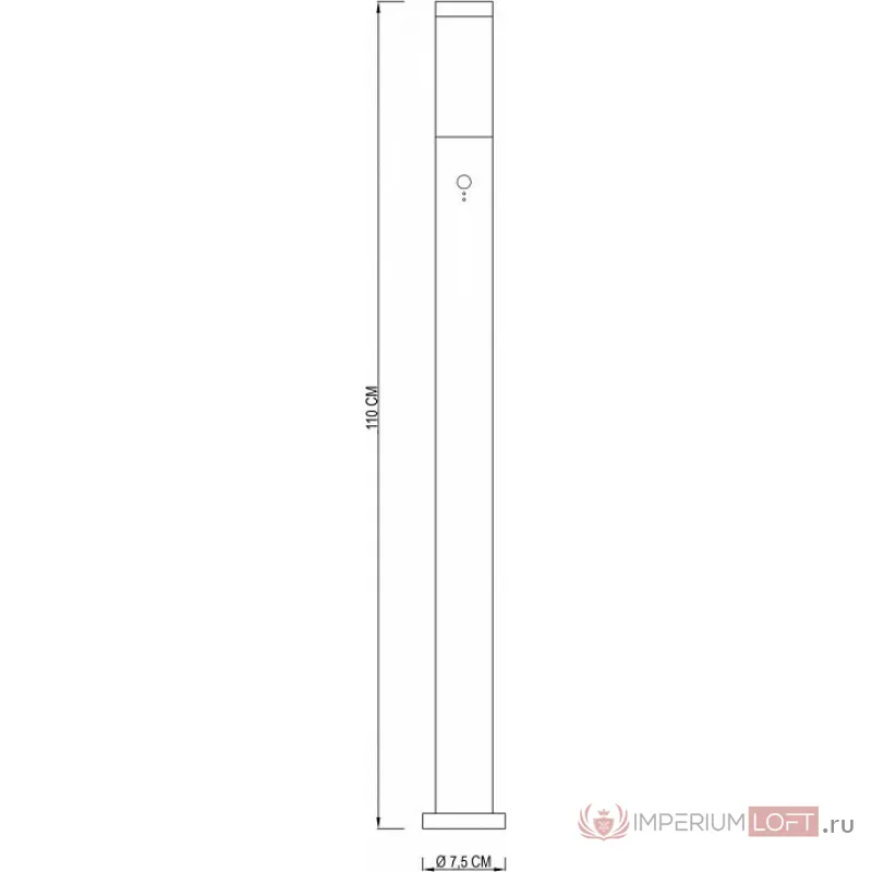 Наземный высокий светильник Deko-Light Nova II 730032 Цвет арматуры серебро Цвет плафонов белый от ImperiumLoft