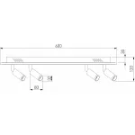 Бра Eurosvet Strake 90268/4 белый от ImperiumLoft