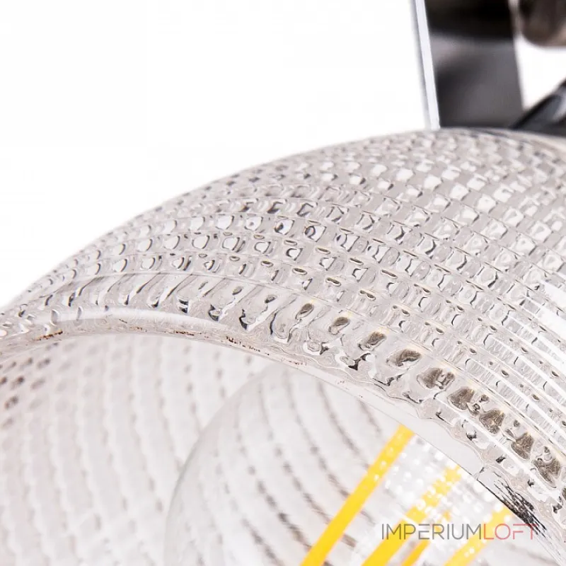 Светильник на штанге Arte Lamp Ricardo A1026PL-1CC Цвет плафонов прозрачный Цвет арматуры хром
