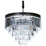 Подвесной светильник DeLight Collection Odeon BRCH9029-60 Цвет арматуры черный Цвет плафонов прозрачный от ImperiumLoft