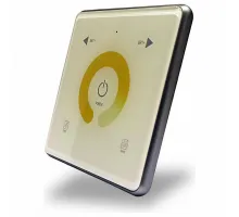 Панель-регулятор ЦТ сенсорный встраиваемый Denkirs DK7200 DK7200-WH Цвет арматуры кремовый