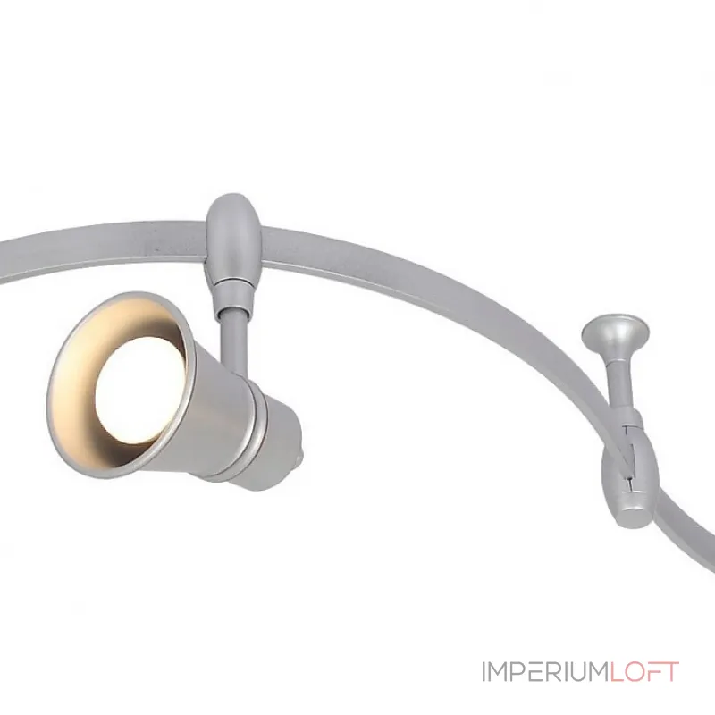 Комплект трековый Arte Lamp Rails A3057 A3057PL-6SI Цвет арматуры серебро Цвет плафонов серебро