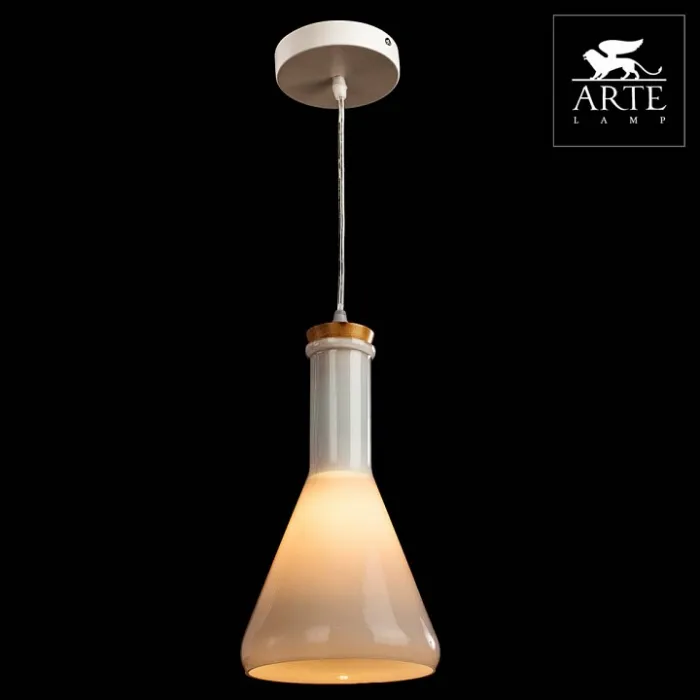 Подвесной светильник Arte Lamp Accento A8114SP-1WH Цвет арматуры белый Цвет плафонов белый от ImperiumLoft