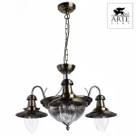Подвесная люстра Arte Lamp Fisherman A5518LM-2-3AB Цвет арматуры бронза Цвет плафонов прозрачный от ImperiumLoft