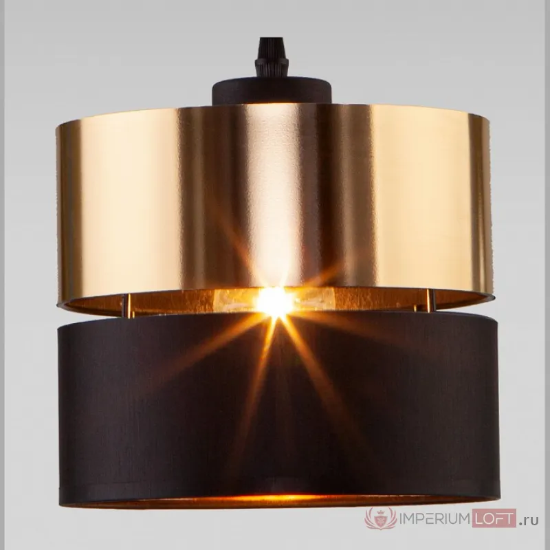 Подвесной светильник TK Lighting Hilton 4441 Hilton Цвет арматуры черный Цвет плафонов золото от ImperiumLoft