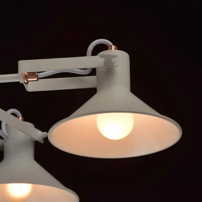 Люстра на штанге MW-Light Даунтаун 3 691010705 Цвет арматуры белый Цвет плафонов белый от ImperiumLoft