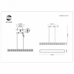 Подвесная люстра ST-Luce Estense SL6203.413.42 от ImperiumLoft