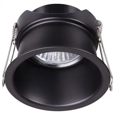 Встраиваемый светильник Novotech Butt 370445 Цвет плафонов черный Цвет арматуры черный
